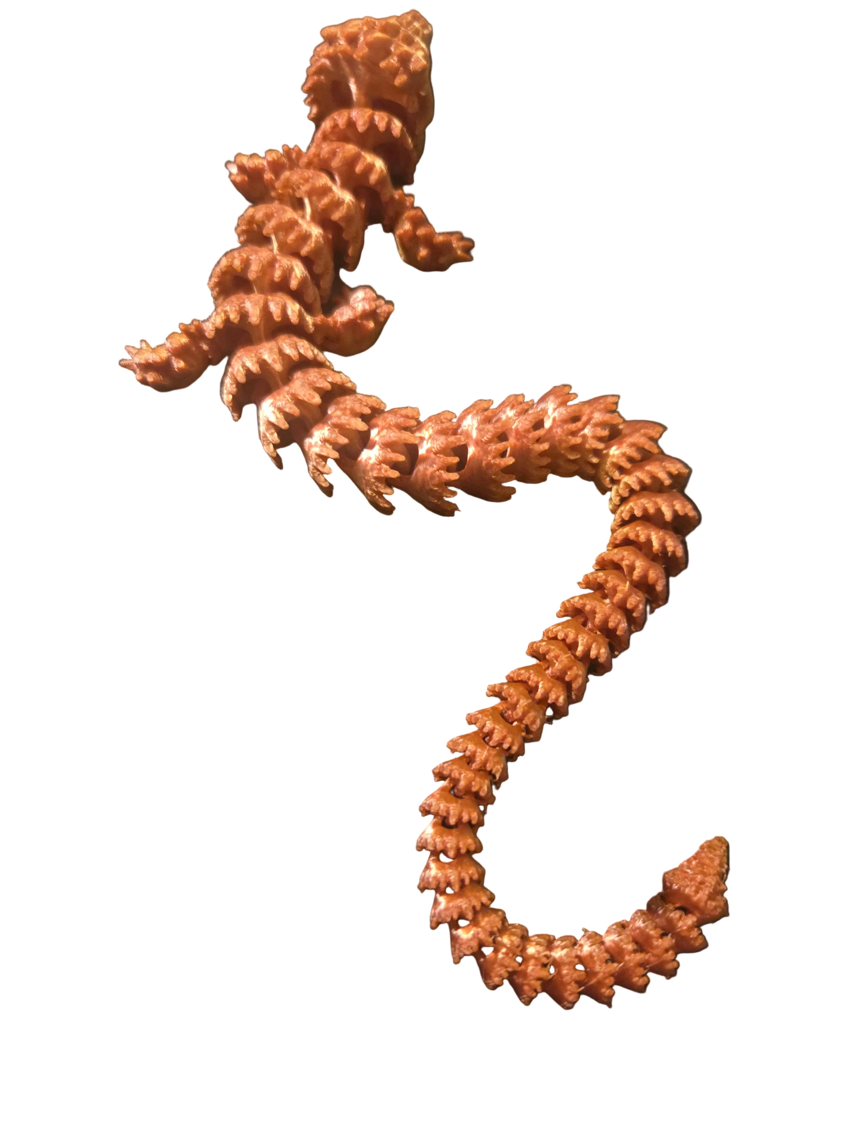 Golden Rose Dragon articulated