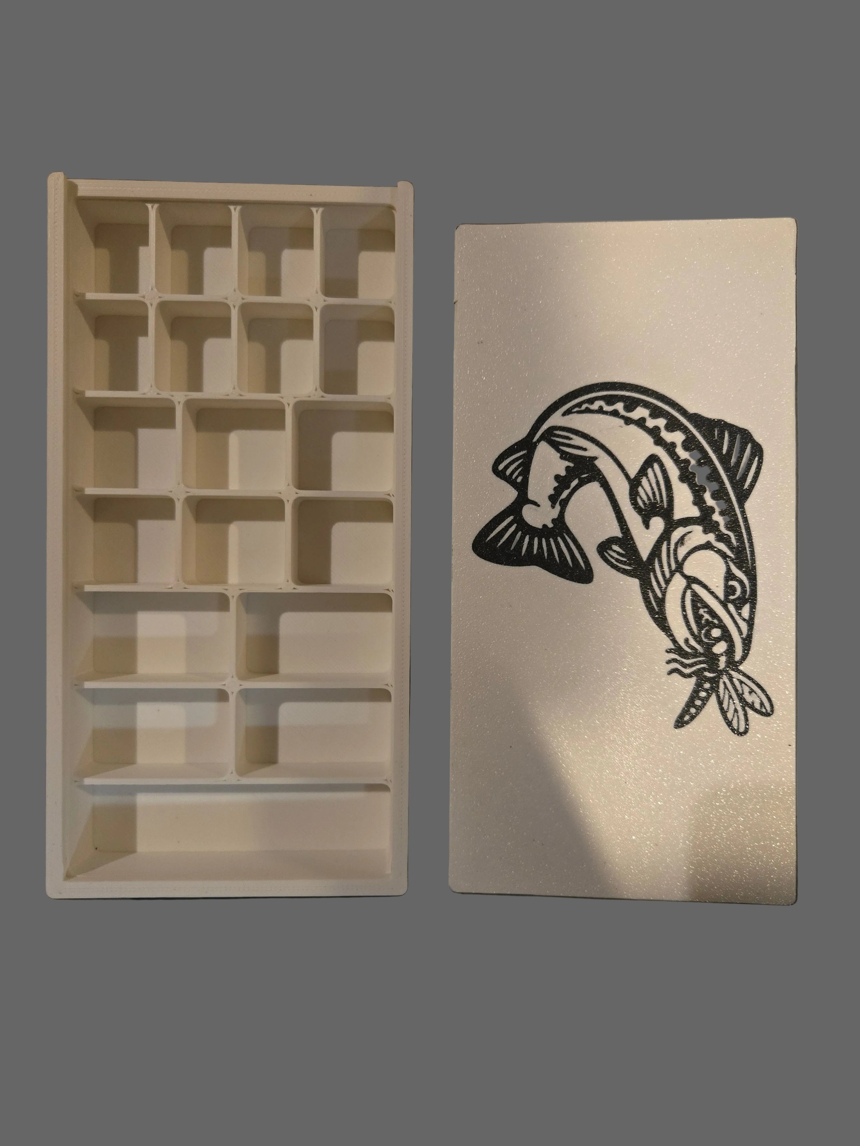 Fly fishing tackle box